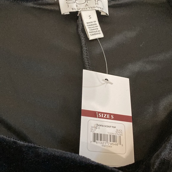 Sofia Jeans NWT scout top size S - Picture 4 of 6